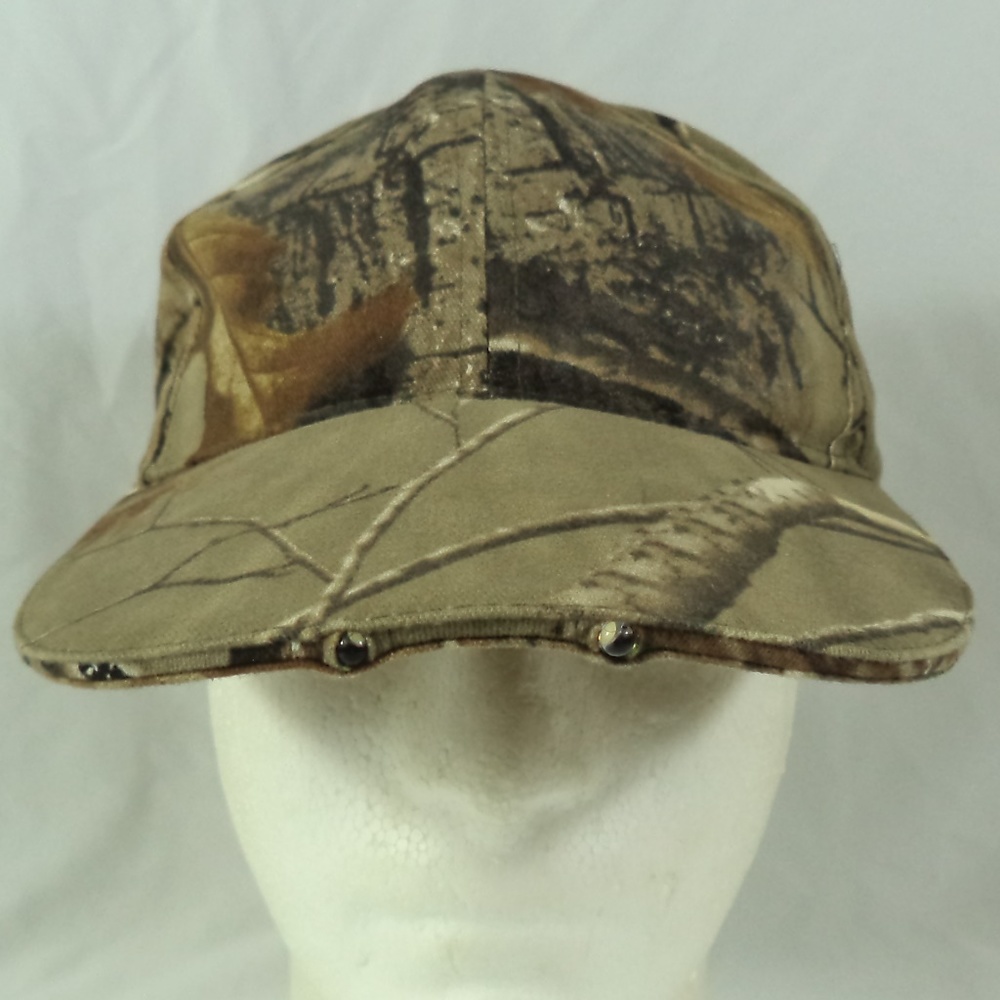Realtree Camo Strapback Cap W/ Lights Panther Vis